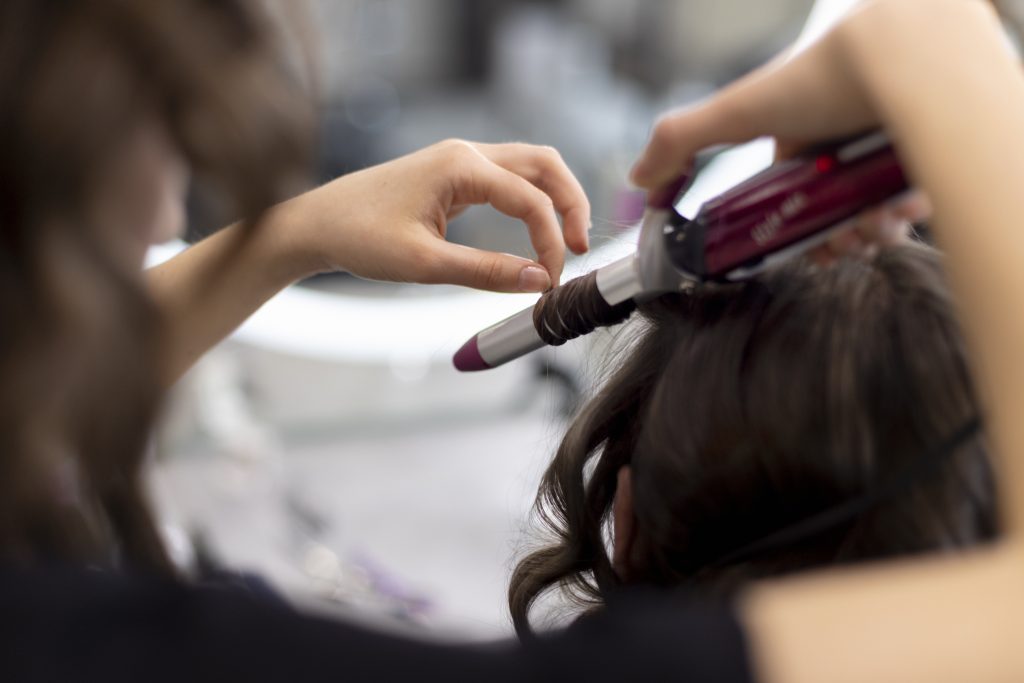 L'Essentiel Denim' coupe bouclée